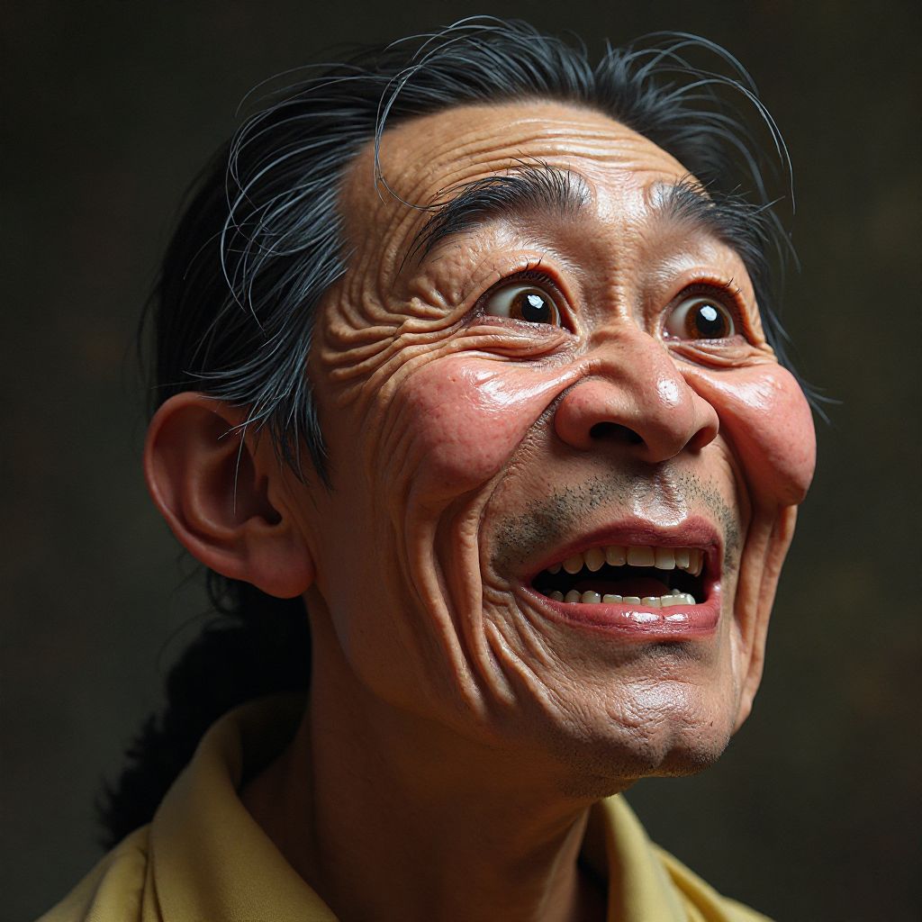 Sakura making a silly face